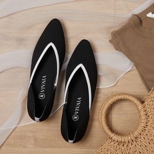 (NEW) VIVAIA - Vienna Pointed-toe flats 8.5